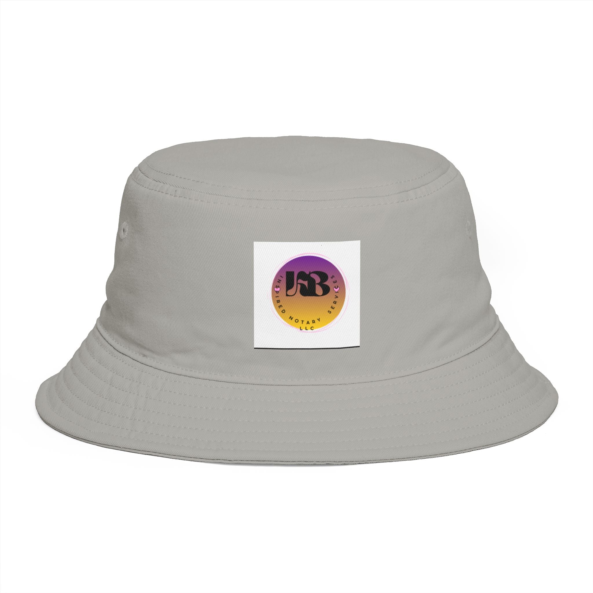 Bucket Hat — Retro Sunset Logo Bucket Hat