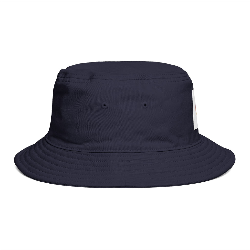 Bucket Hat — Retro Sunset Logo Bucket Hat