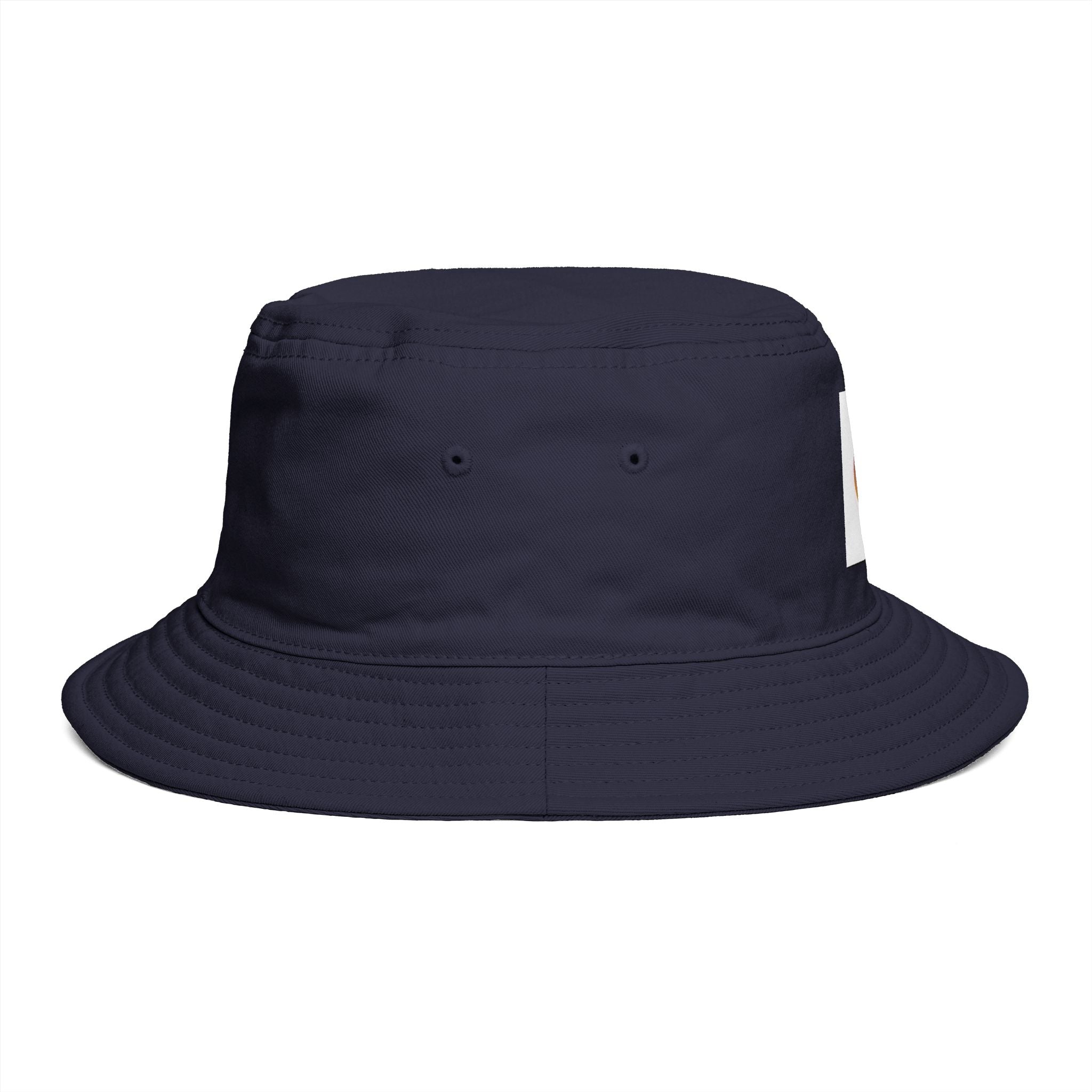 Bucket Hat — Retro Sunset Logo Bucket Hat