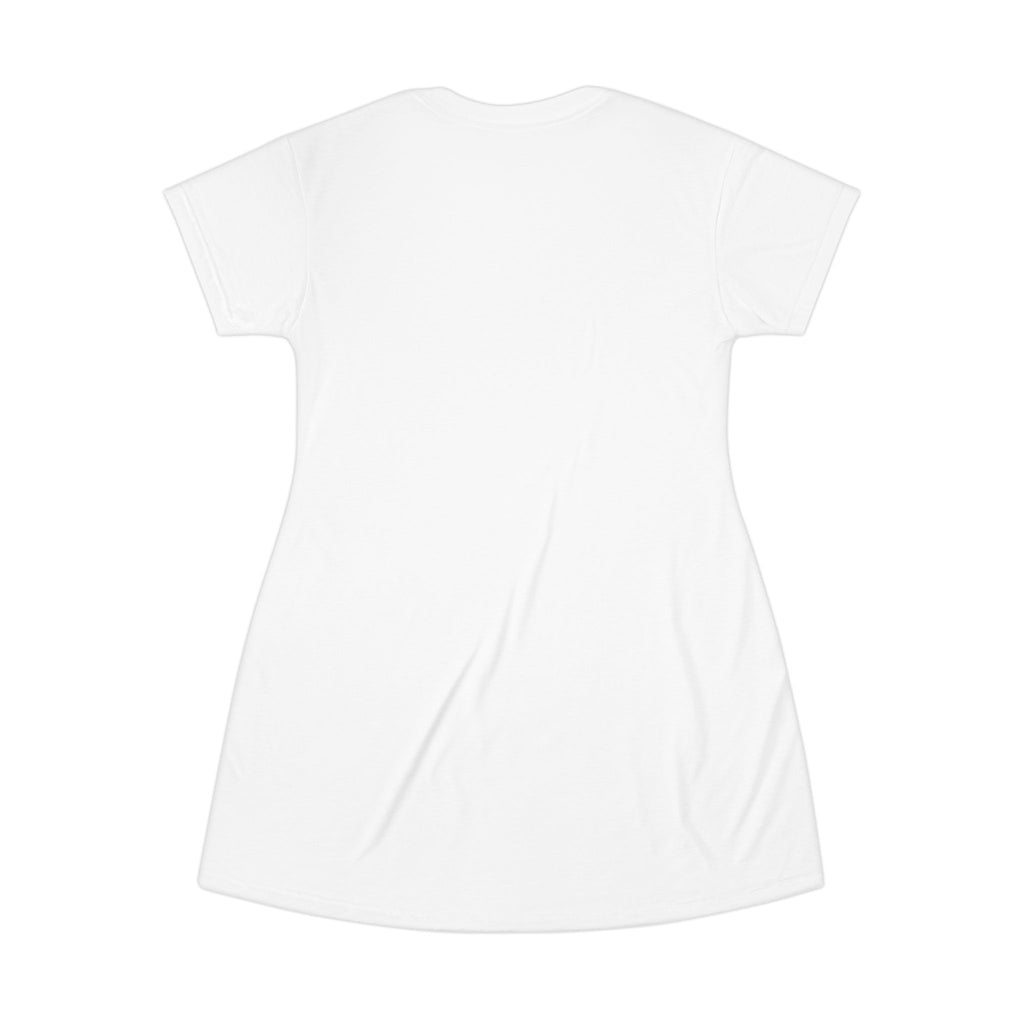 Sunset Gradient Logo T-Shirt Dress | Round Emblem