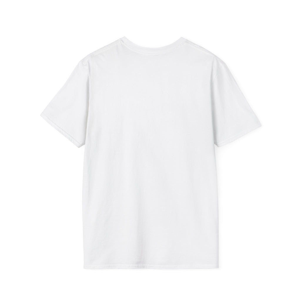 Retro Sunset Logo T-Shirt | Gradient Circle Brand Emblem