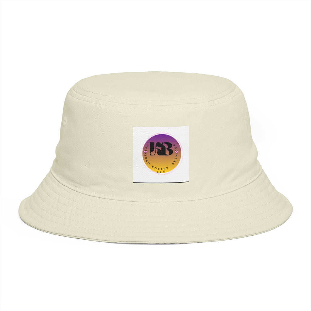 Bucket Hat — Retro Sunset Logo Bucket Hat