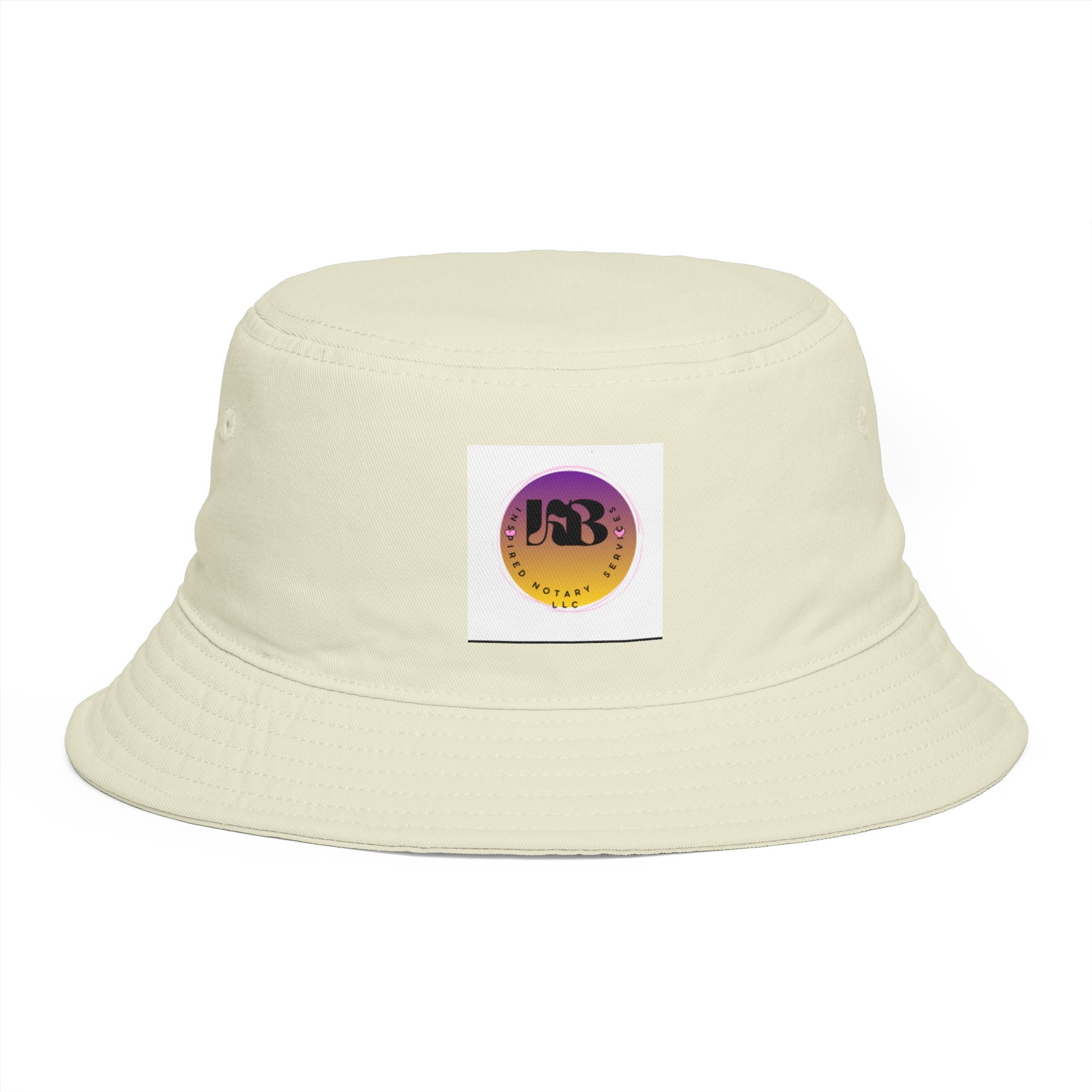 Bucket Hat — Retro Sunset Logo Bucket Hat