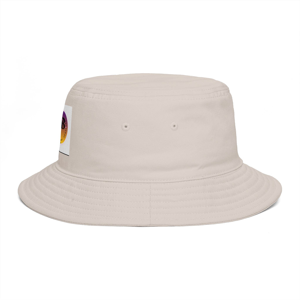 Bucket Hat — Retro Sunset Logo Bucket Hat