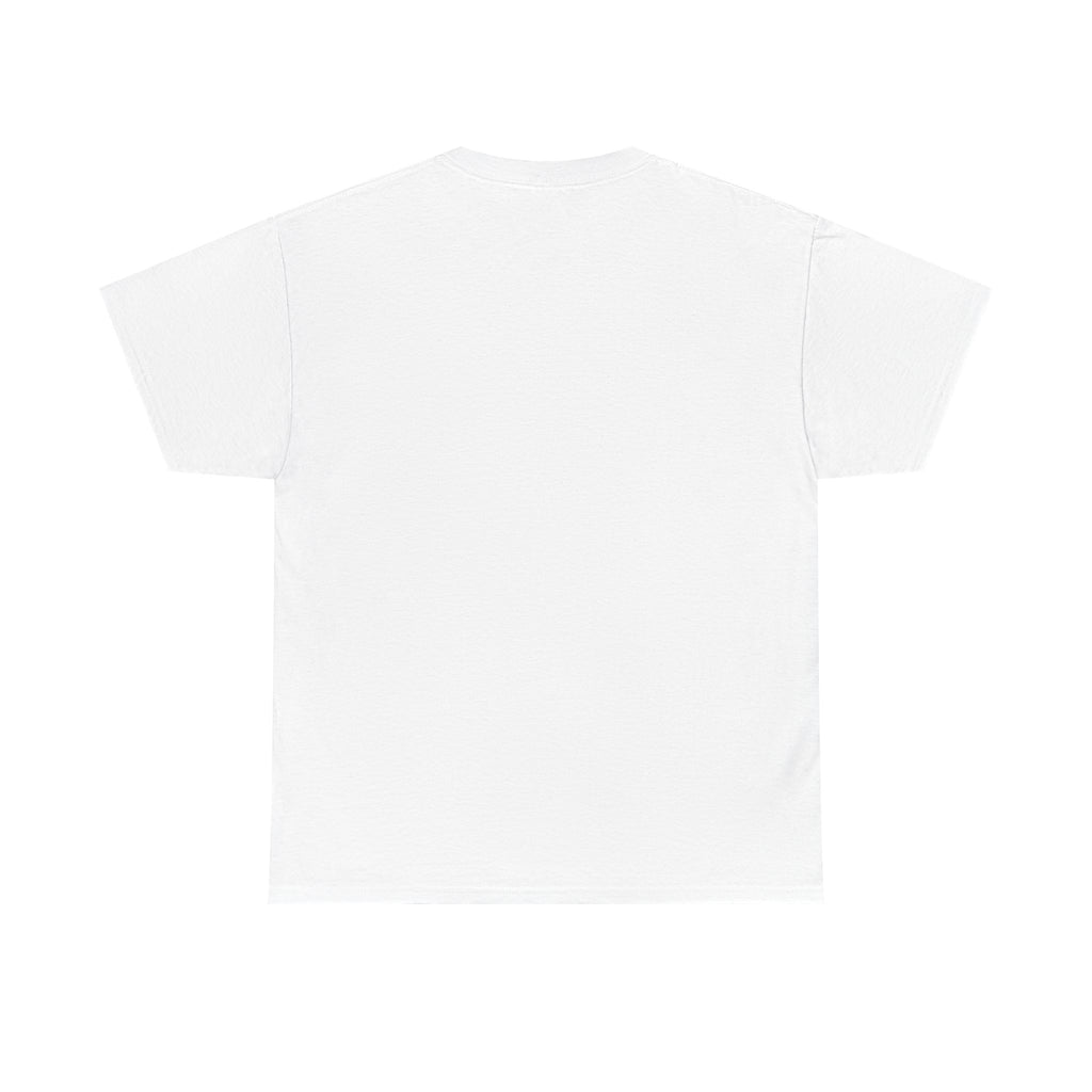 Sunset Gradient Logo Tee | Round Retro Badge Graphic