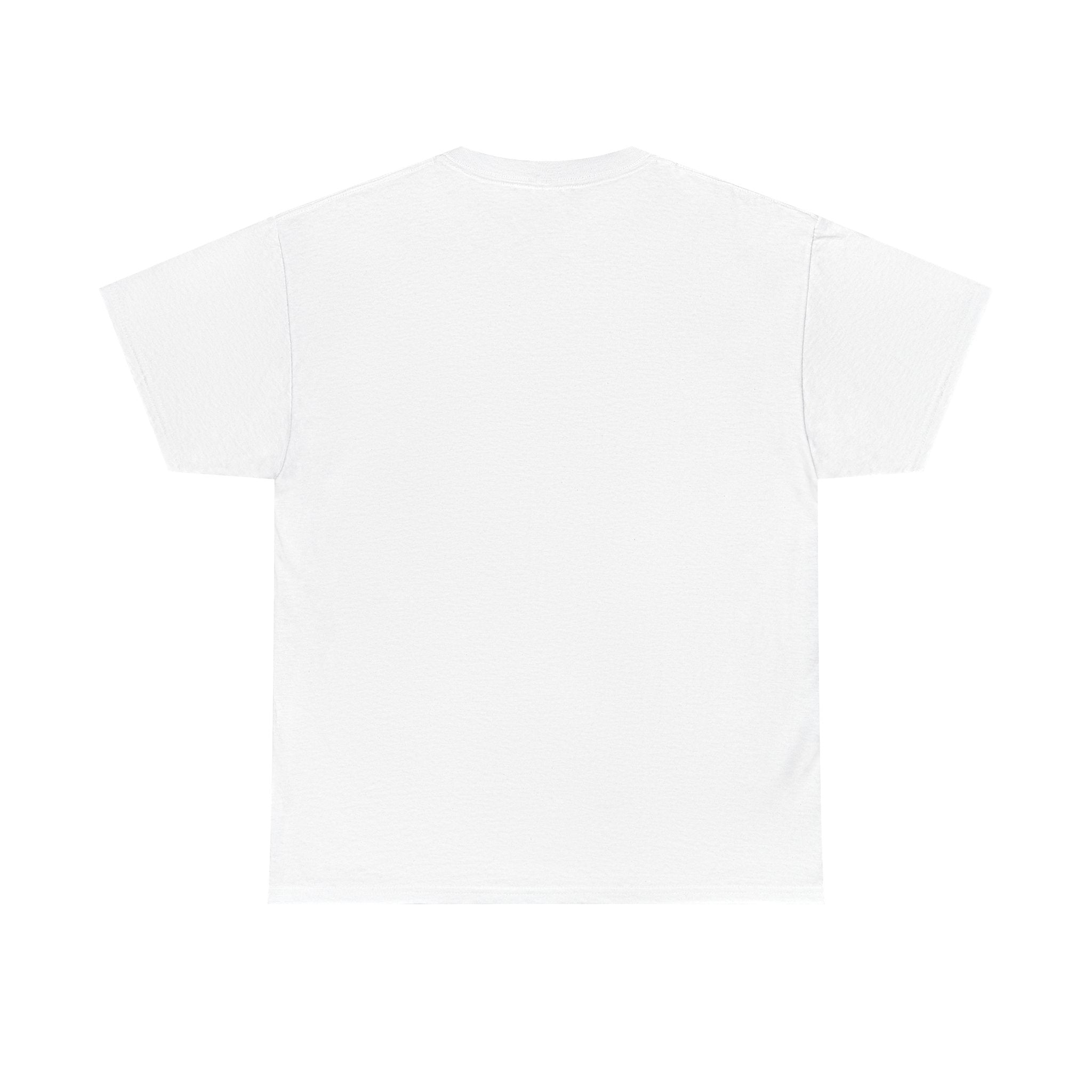 Sunset Gradient Logo Tee | Round Retro Badge Graphic