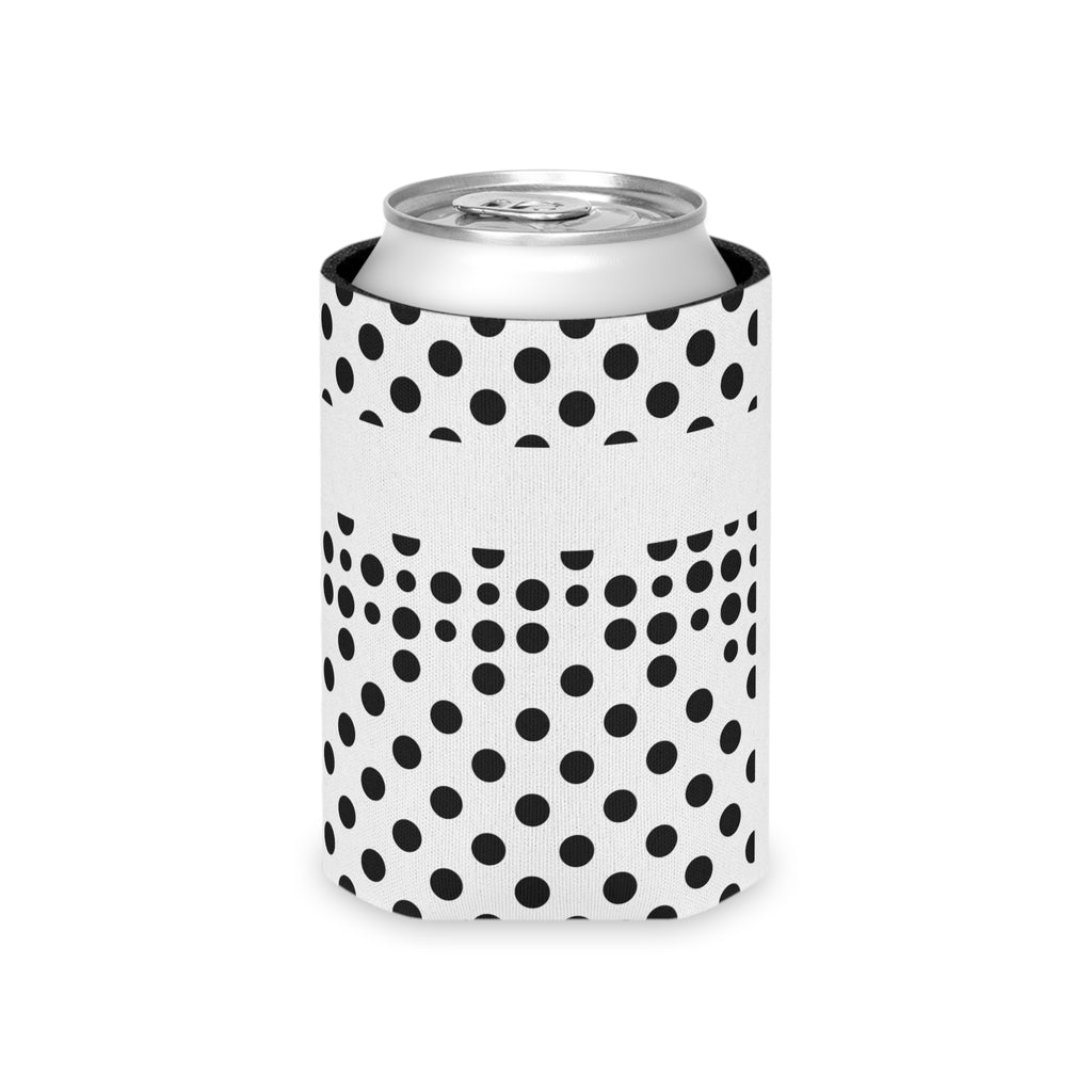 Black Polka Dot Can Cooler | Can Cooler