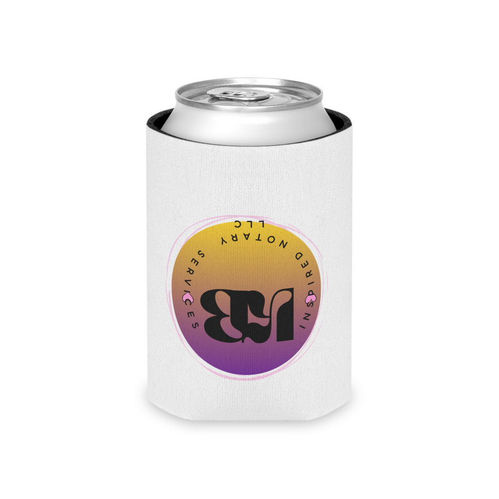 Gradient Logo Can Cooler | Branded Can Cooler, Ombre Circle Emblem
