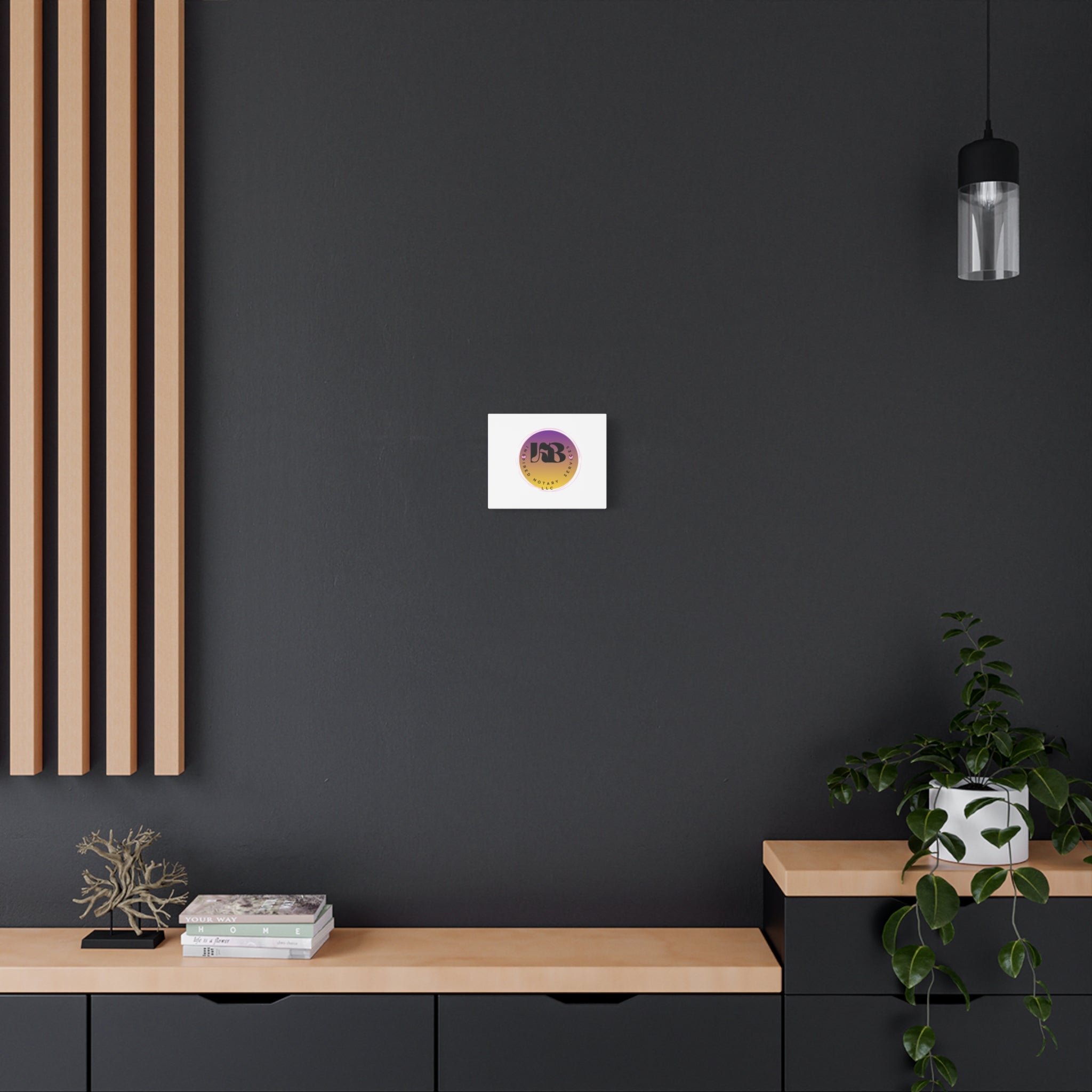 JRB Gradient Circle Logo Canvas
