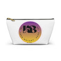 Gradient Round Logo Accessory Pouch | T-Bottom Cosmetic Bag