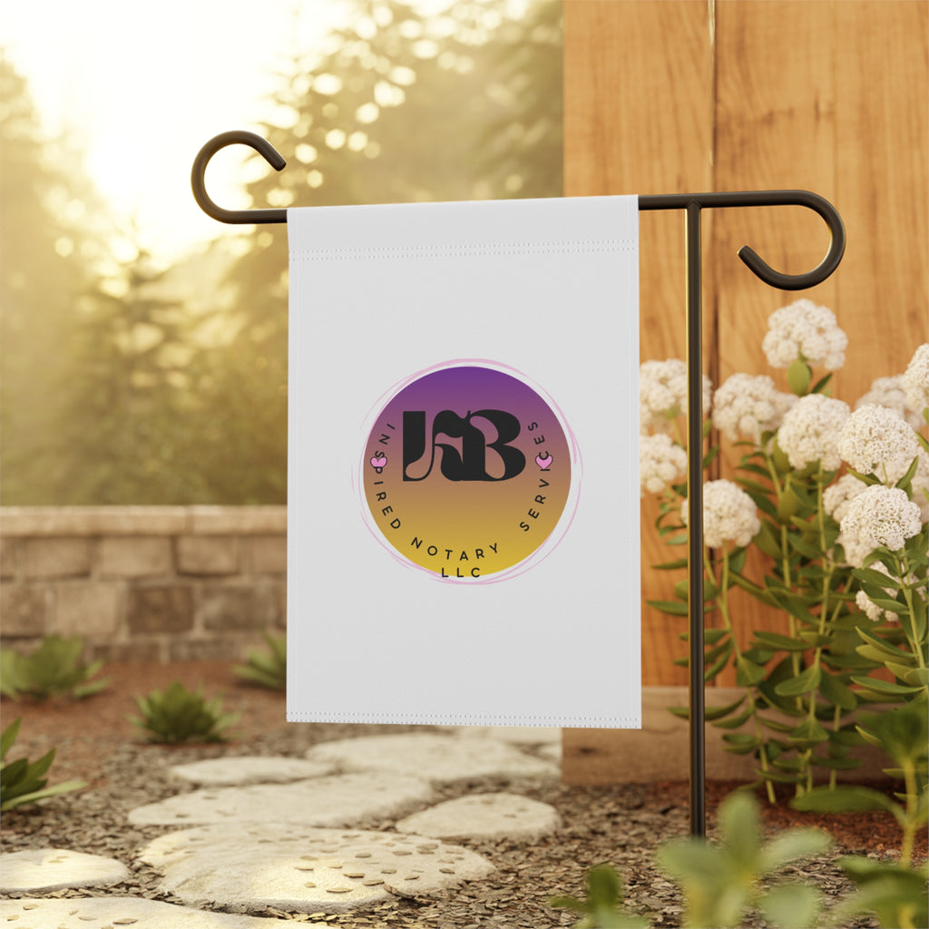 Gradient Round Logo Garden & House Banner | Notary Service Emblem