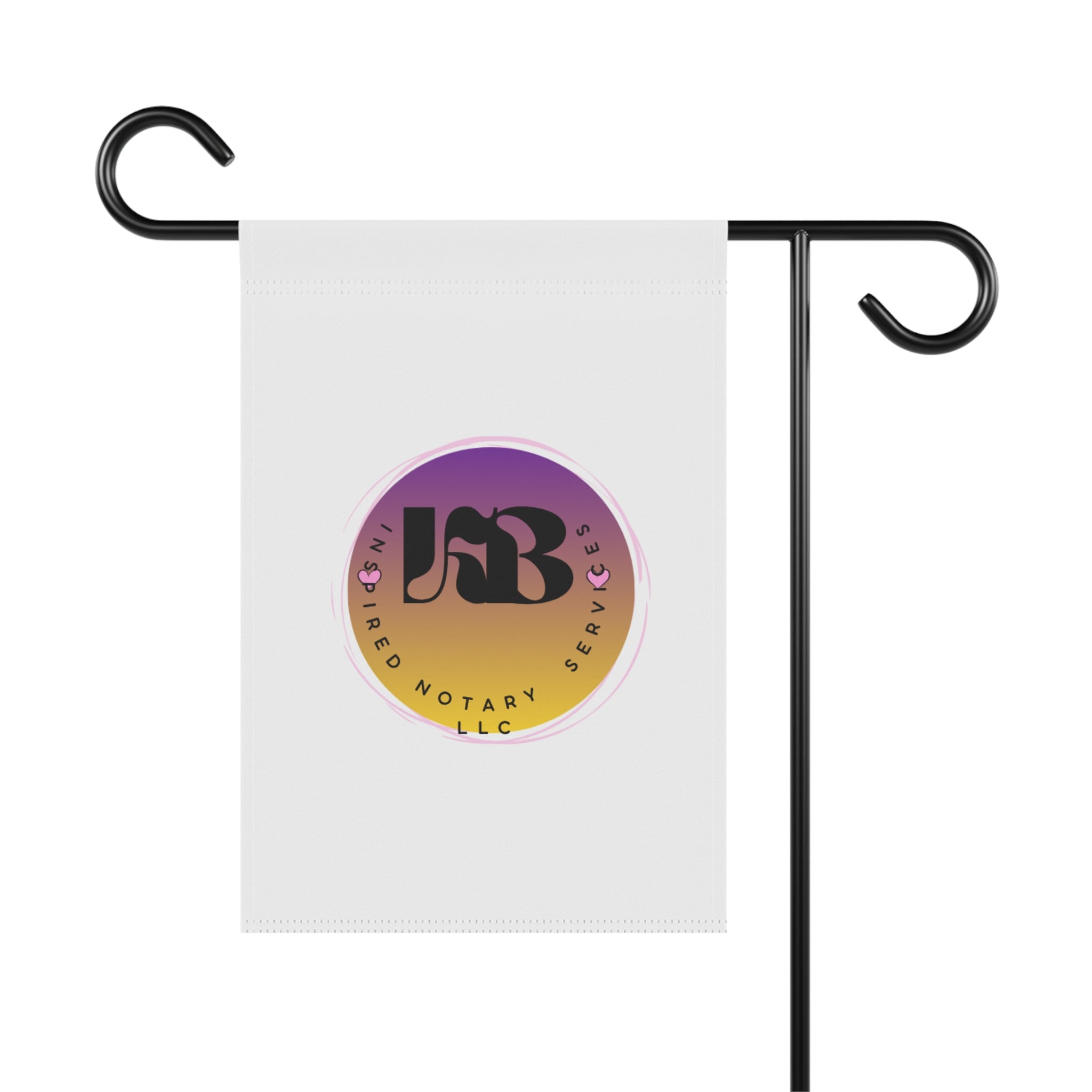 Gradient Round Logo Garden & House Banner | Notary Service Emblem