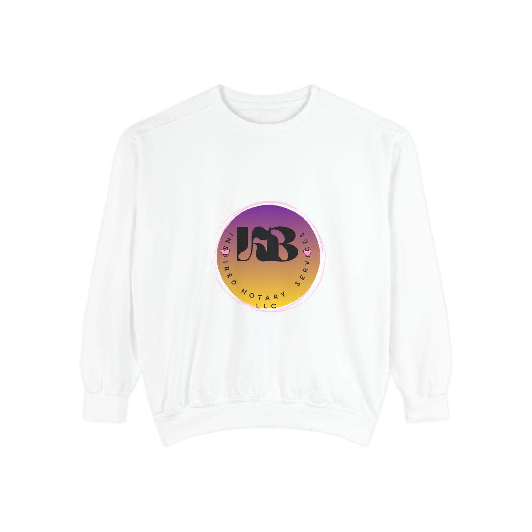 Sunset Gradient Circle Logo Sweatshirt | Retro F3 Badge