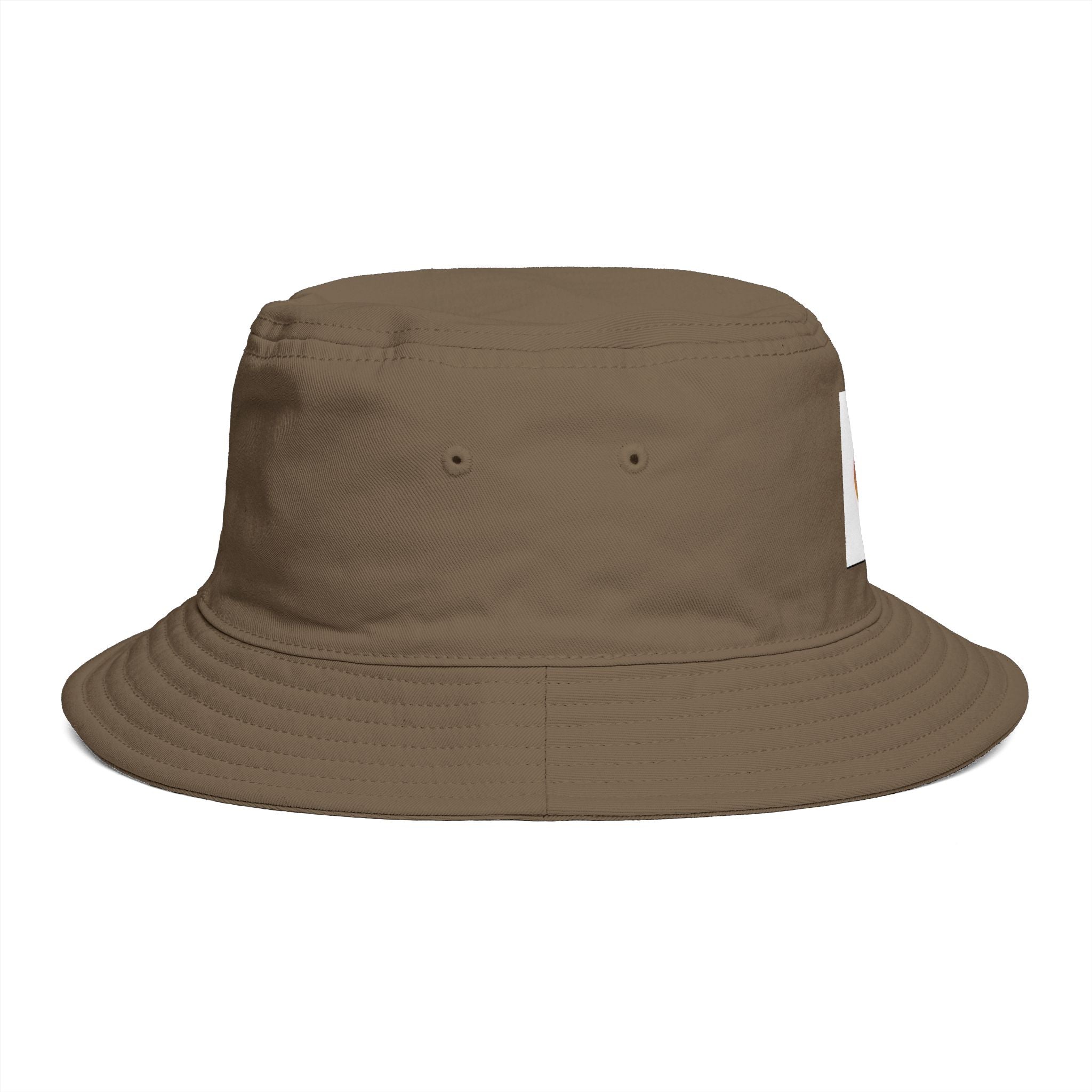 Bucket Hat — Retro Sunset Logo Bucket Hat