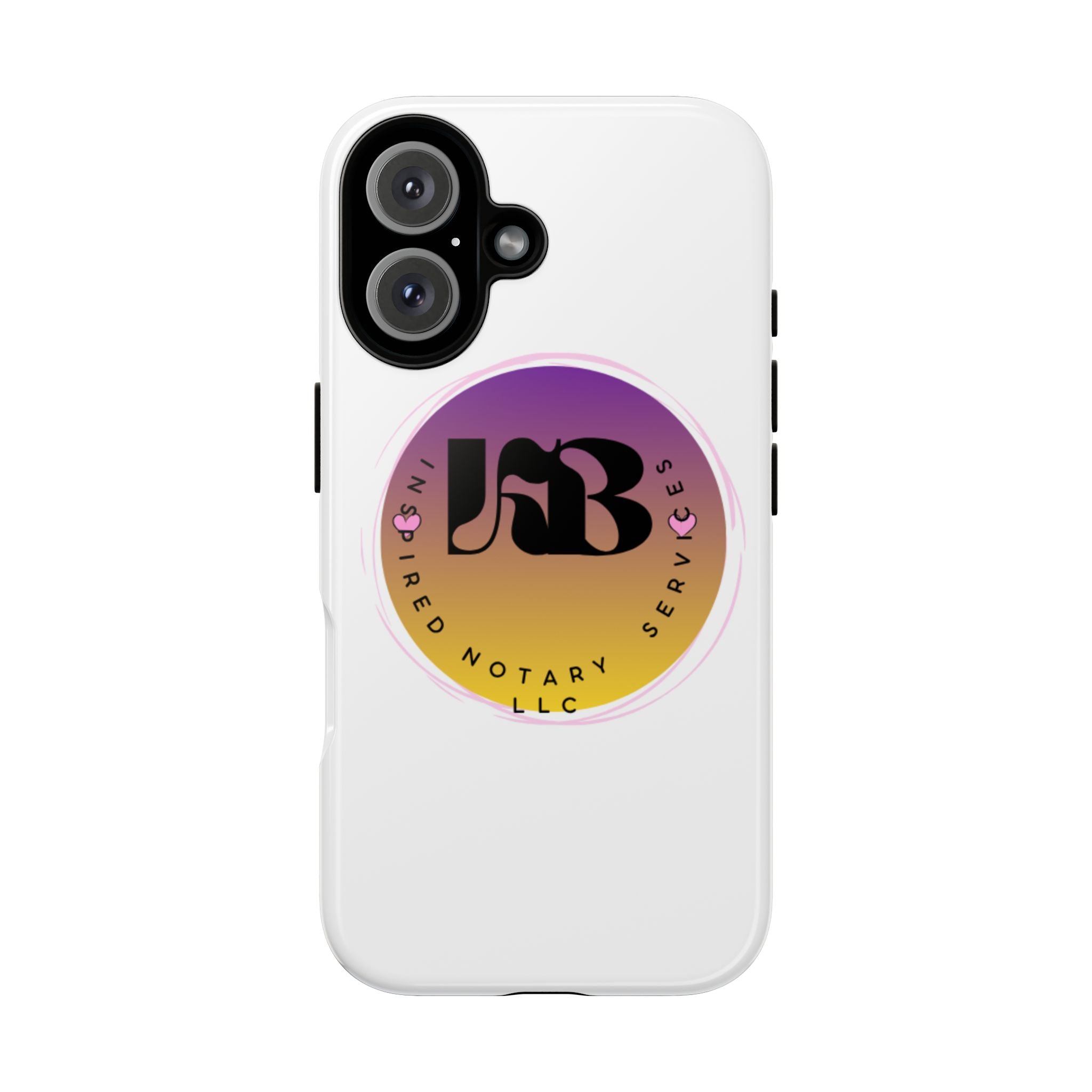 J&B Inked Notary Services Logo Phone Case | Tough Case