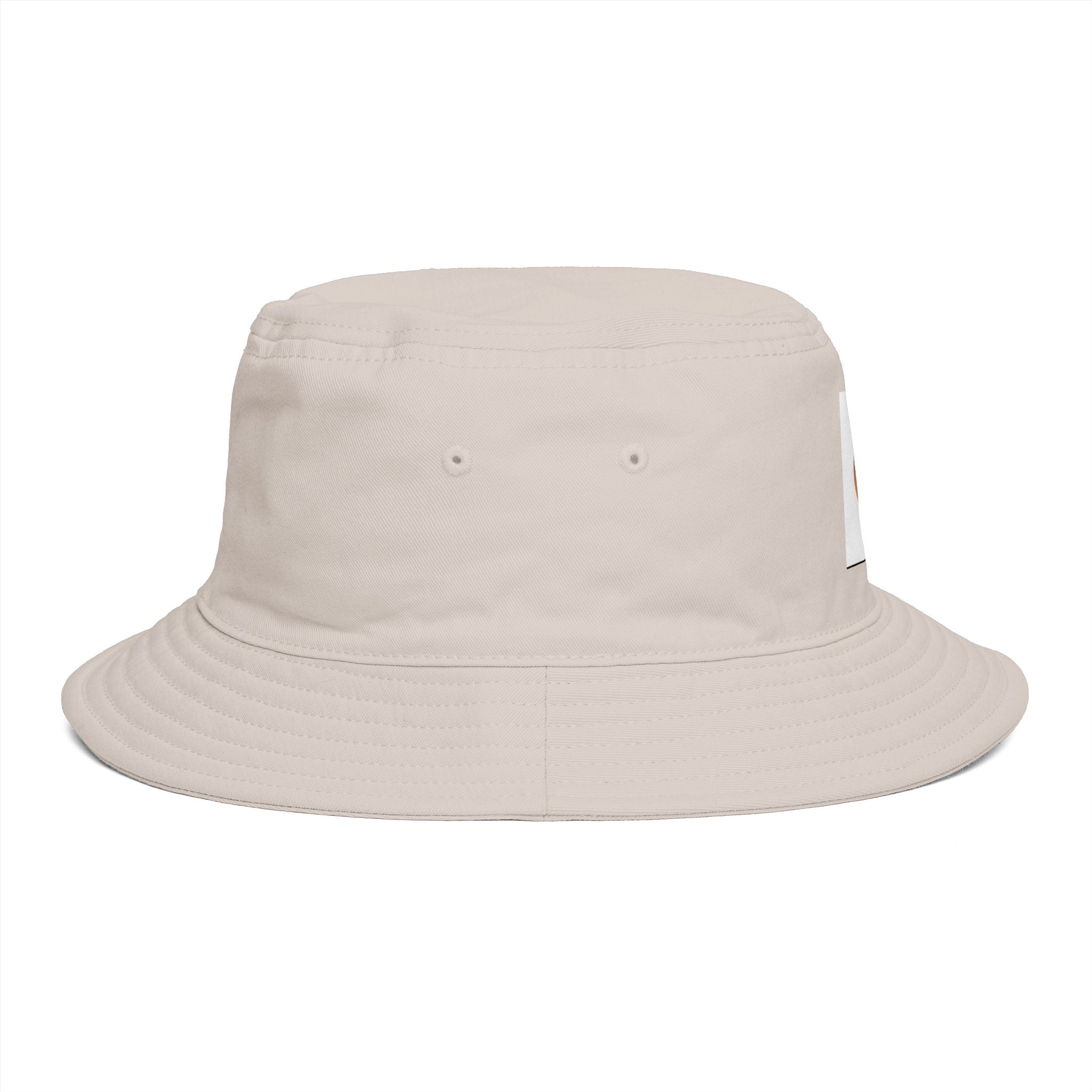 Bucket Hat — Retro Sunset Logo Bucket Hat