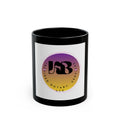 Gradient Circle Logo Black Mug | 11oz & 15oz