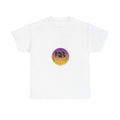Sunset Gradient Logo Tee | Round Retro Badge Graphic
