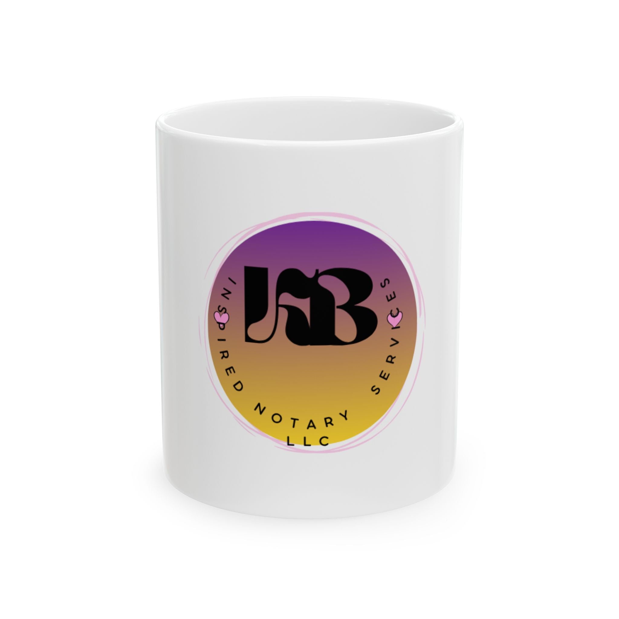 JAB Gradient Logo Mug | Ceramic Coffee Cup 11oz or 15oz
