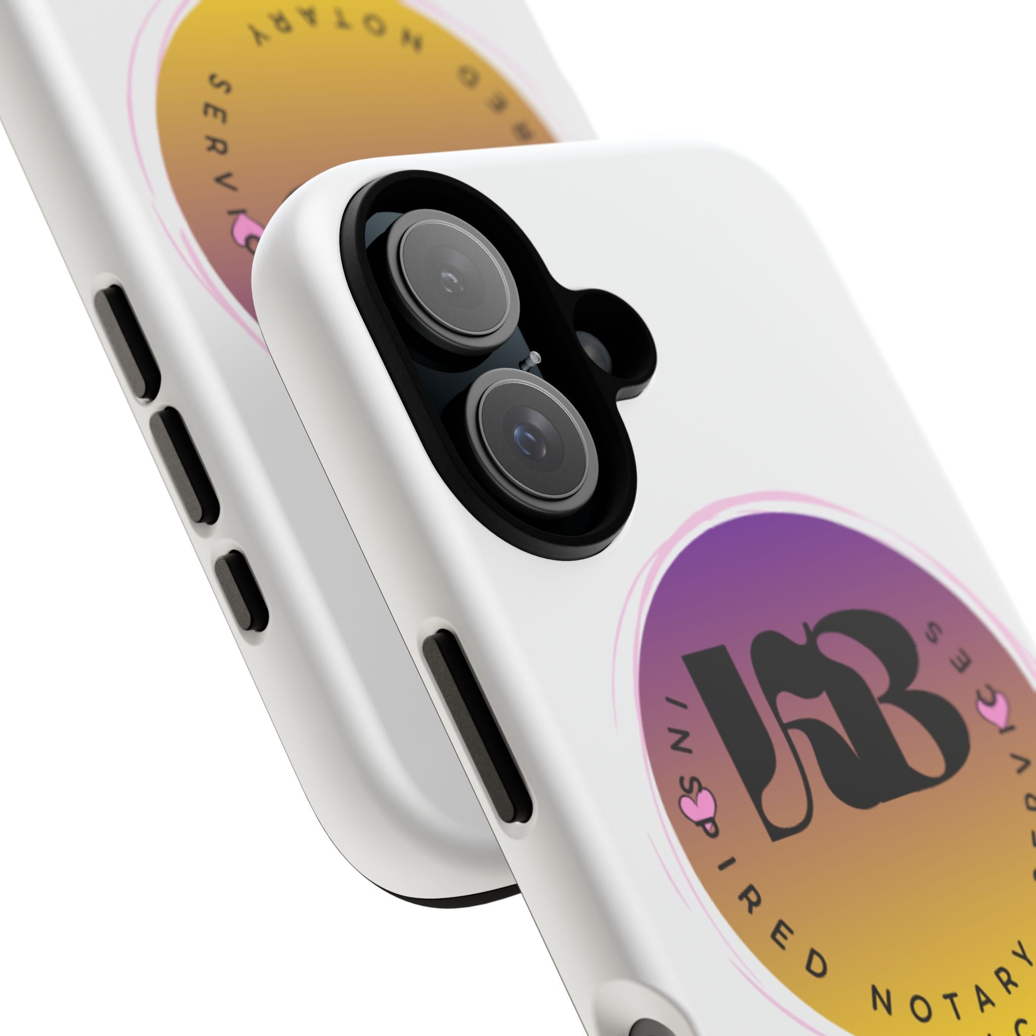 J&B Inked Notary Services Logo Phone Case | Tough Case