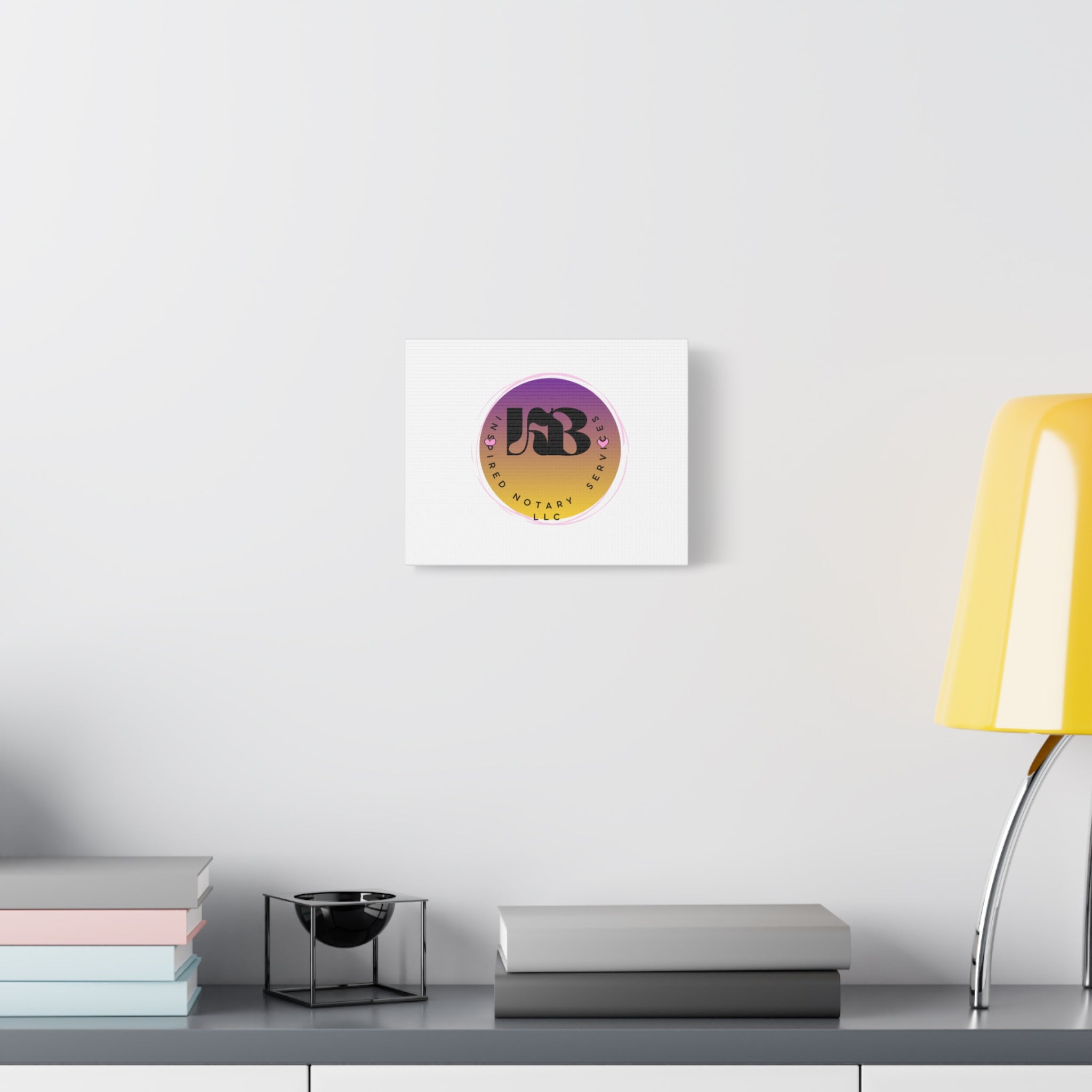 JRB Gradient Circle Logo Canvas