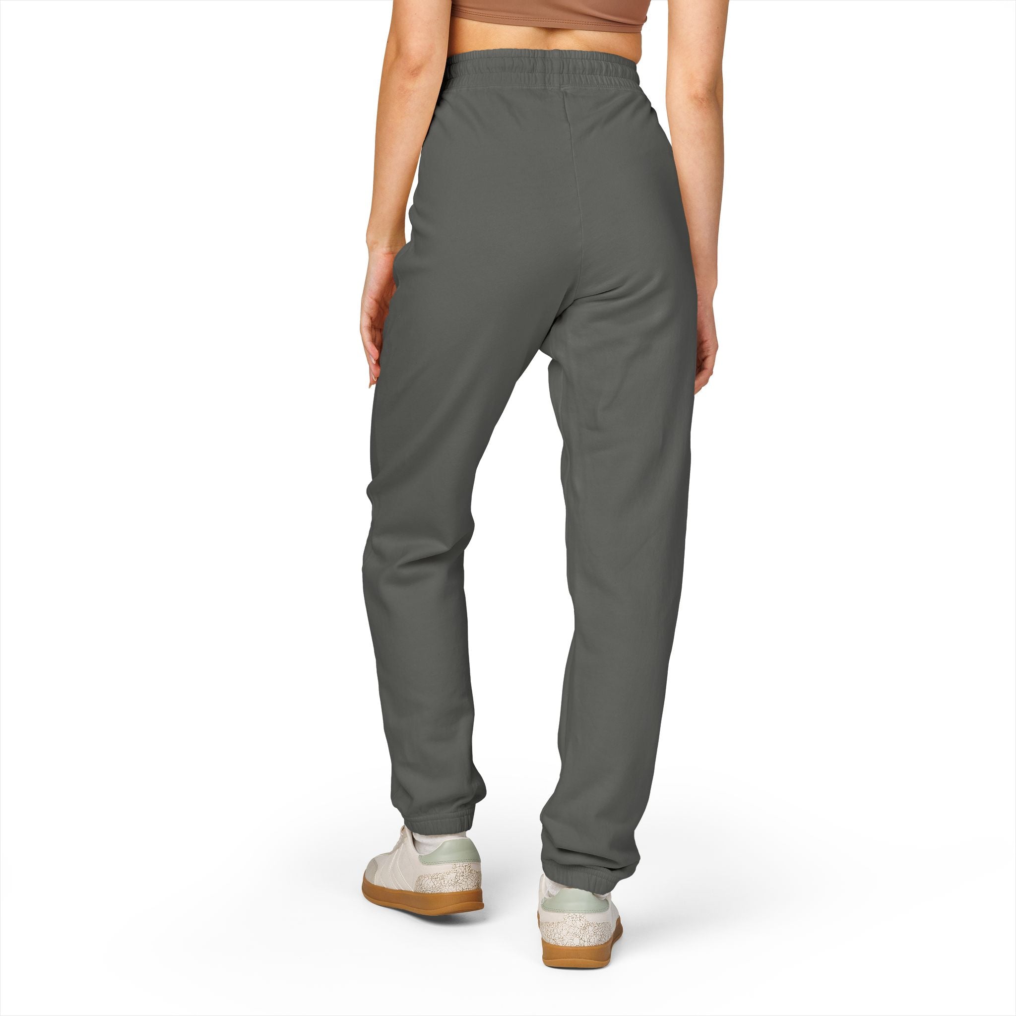 LOVE floral stacked design Sweatpants | cozy joggers, heart script