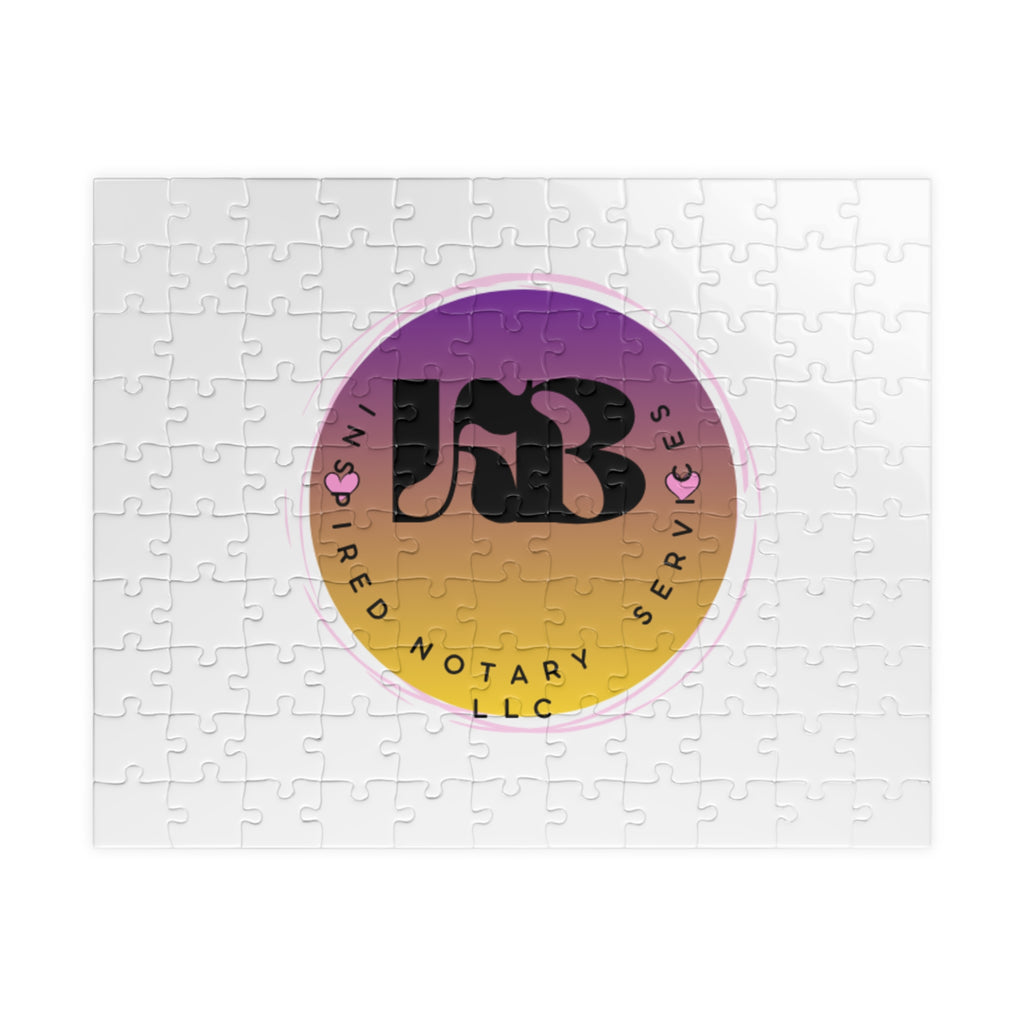 Gradient Circle Logo Puzzle 520 Piece | Branded Notary Emblem JNB Puzzle