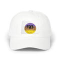 Retro Sunset Surf Circle Classic Dad Cap | Vintage Beach Logo Cap