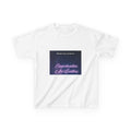 Opportunities Are Endless Kids Tee | Motivational Quote, Purple Script
