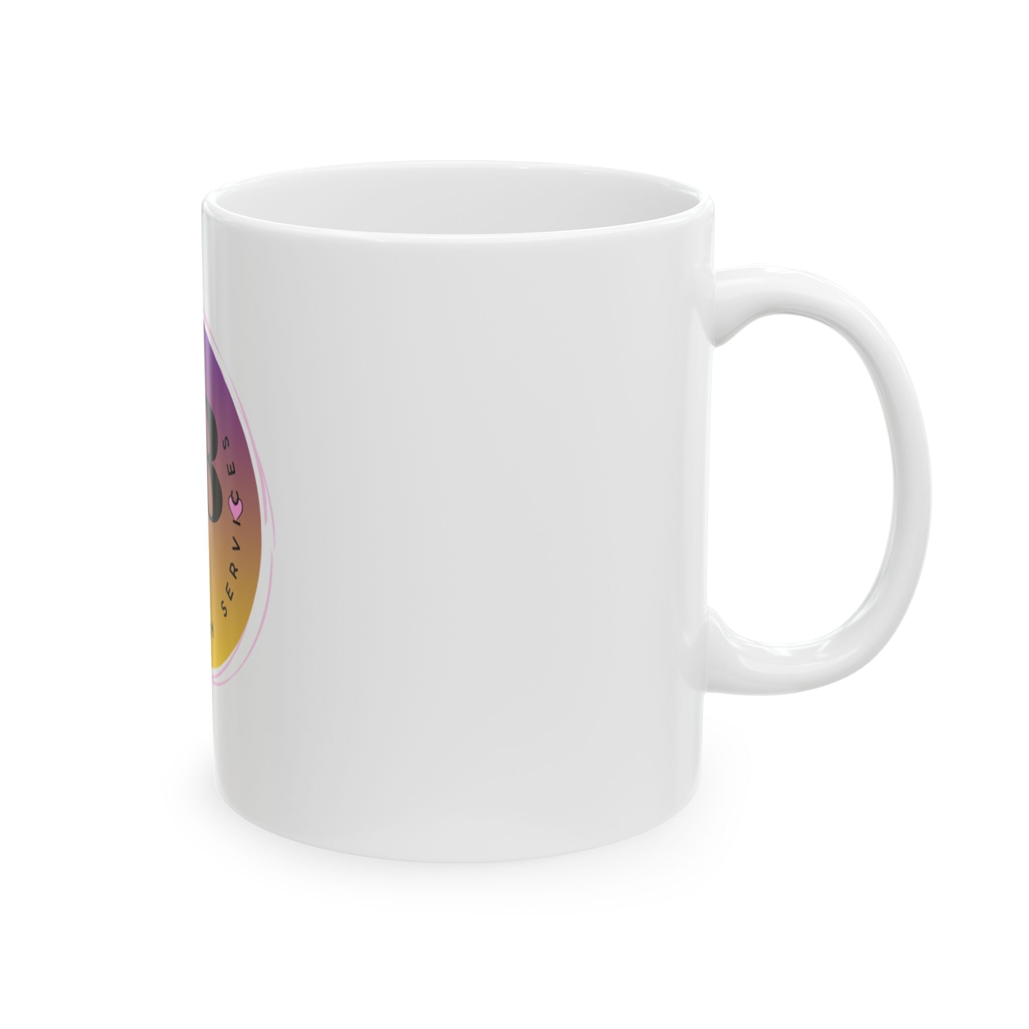 JAB Gradient Logo Mug | Ceramic Coffee Cup 11oz or 15oz