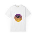 Sunset Gradient JB Notary Logo T-Shirt | Circular Badge Graphic