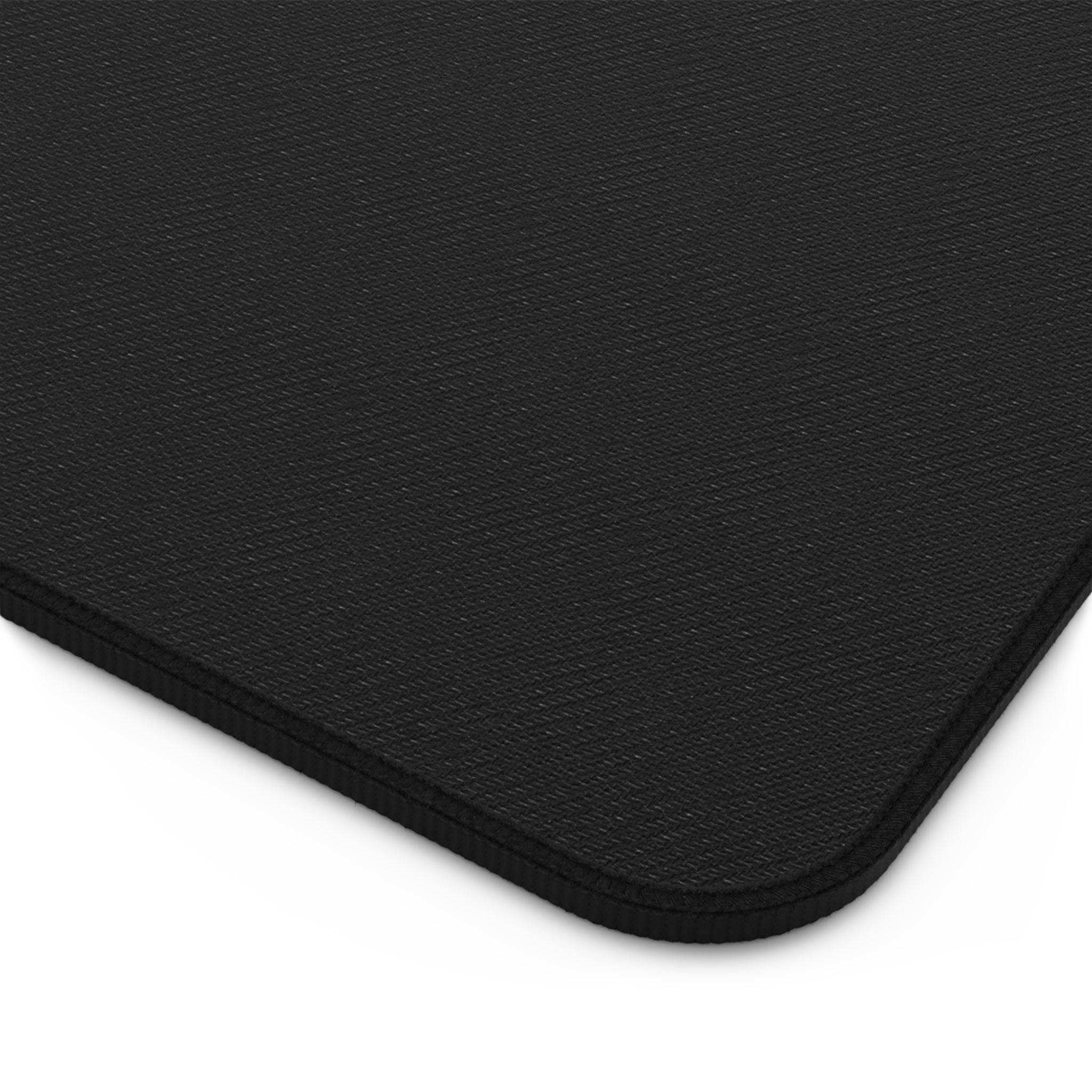 Sunset Gradient Logo Desk Mat | Round Badge Emblem Mousepad