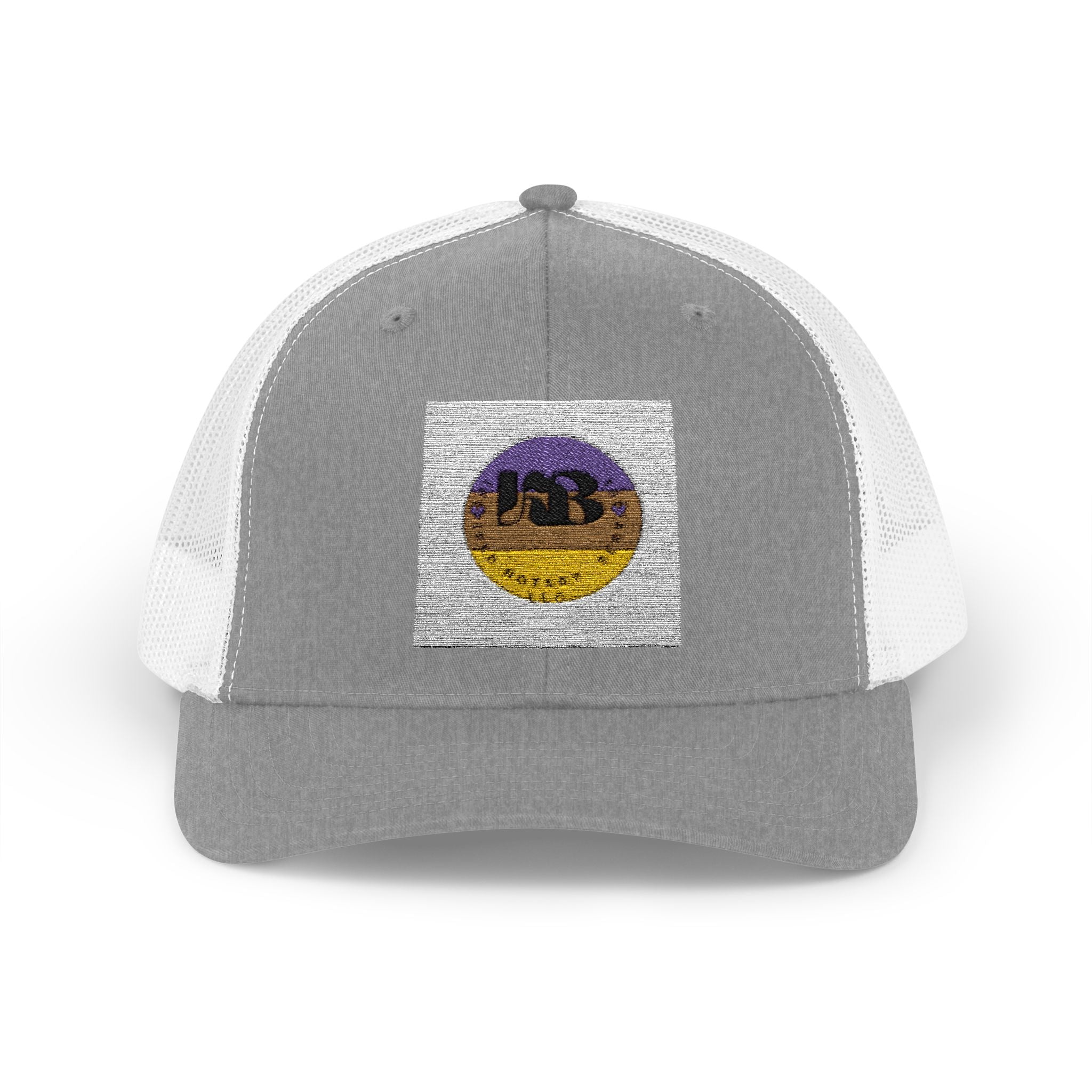 Desert Sunset Mountain Scene Snapback Cap | Trucker Hat, Retro Landscape