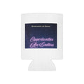 Opportunities Are Endless Can Cooler | Beverage Koozie, Neon Script Galaxy