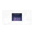 Opportunities Are Endless Beach Towel | Inspirational Neon Script
