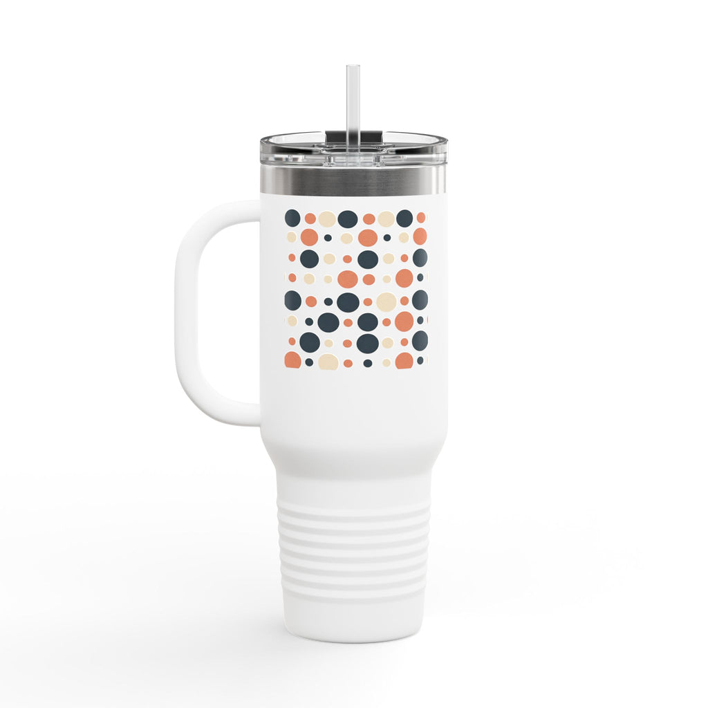 40oz Insulated Travel Mug — 'Opportunities Are Endless' Motivational Galaxy Design