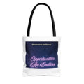 Opportunities Are Endless tote bag | Motivational Quote, Starry Night Design