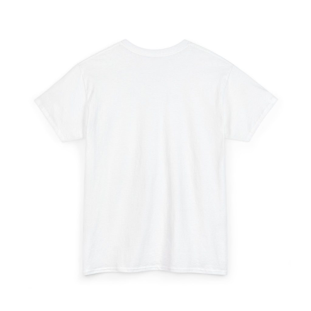 Sunset Gradient Logo Tee | Round Retro Badge Graphic