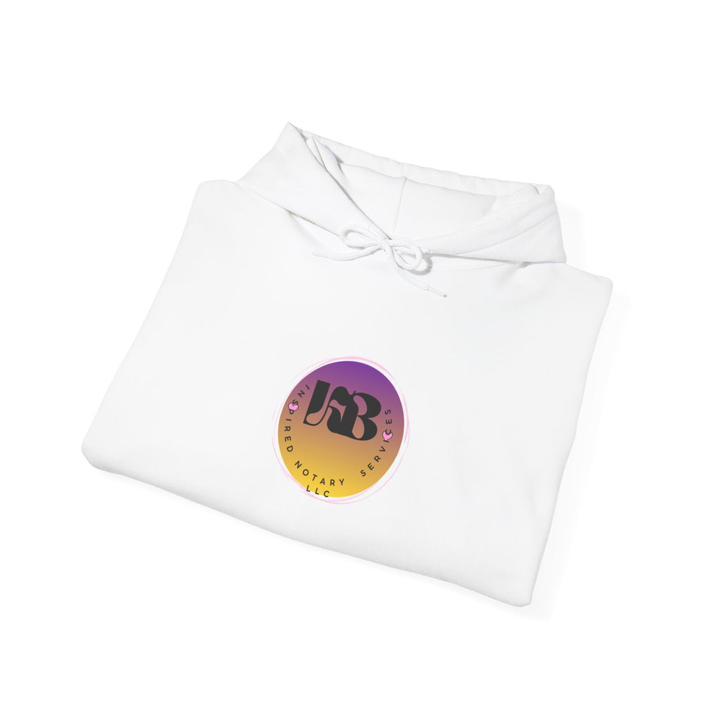 Sunset Logo Hoodie | Retro Gradient Circle Emblem