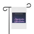 Opportunities Are Endless Garden & House Banner | Motivational Script on Starry Night