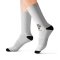 Inspirational Sublimation Socks — “Believe, Breathe, Begin” Crew Socks
