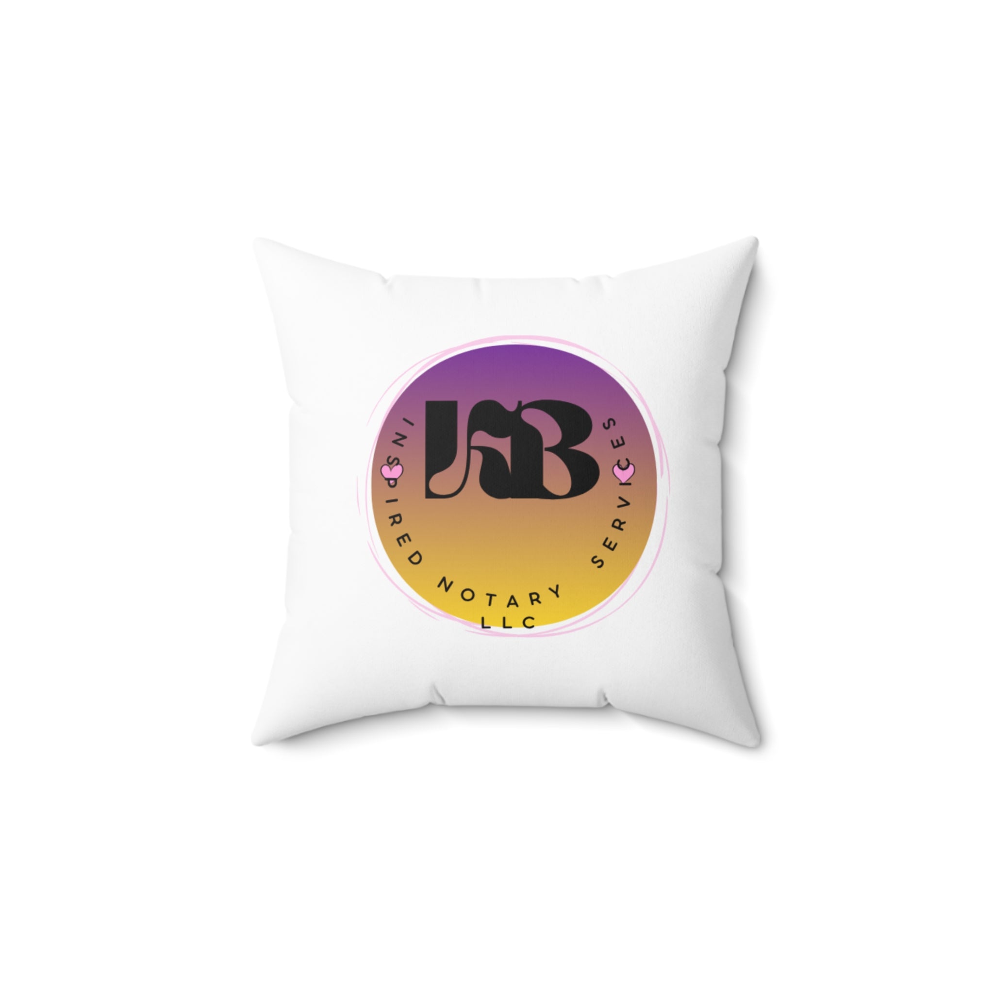 Gradient Circular Logo pillow | Square Pillow