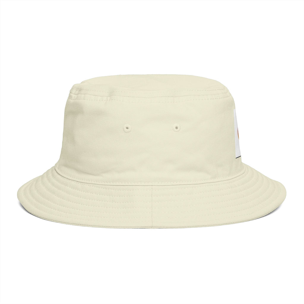 Bucket Hat — Retro Sunset Logo Bucket Hat