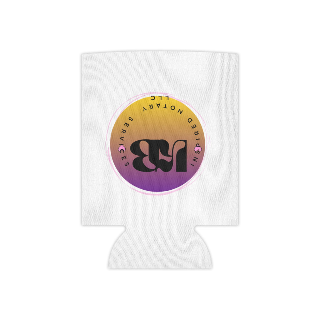 Gradient Logo Can Cooler | Branded Can Cooler, Ombre Circle Emblem