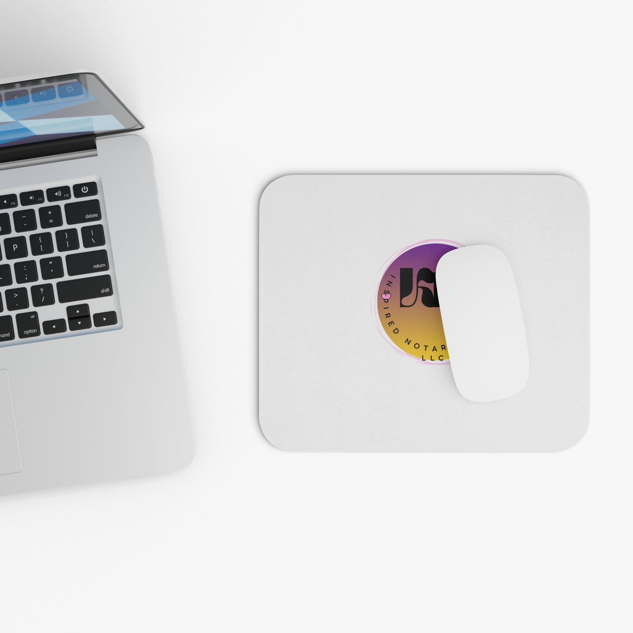 Gradient Circle Logo Mouse Pad | JRB Inspired Notary Services
