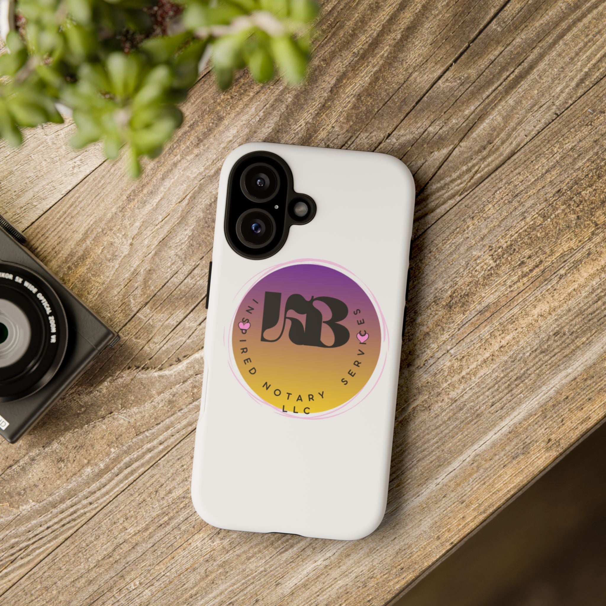 J&B Inked Notary Services Logo Phone Case | Tough Case