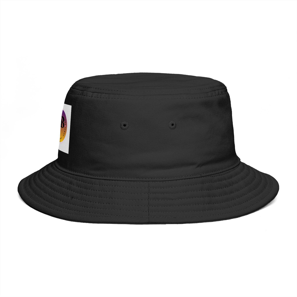 Bucket Hat — Retro Sunset Logo Bucket Hat