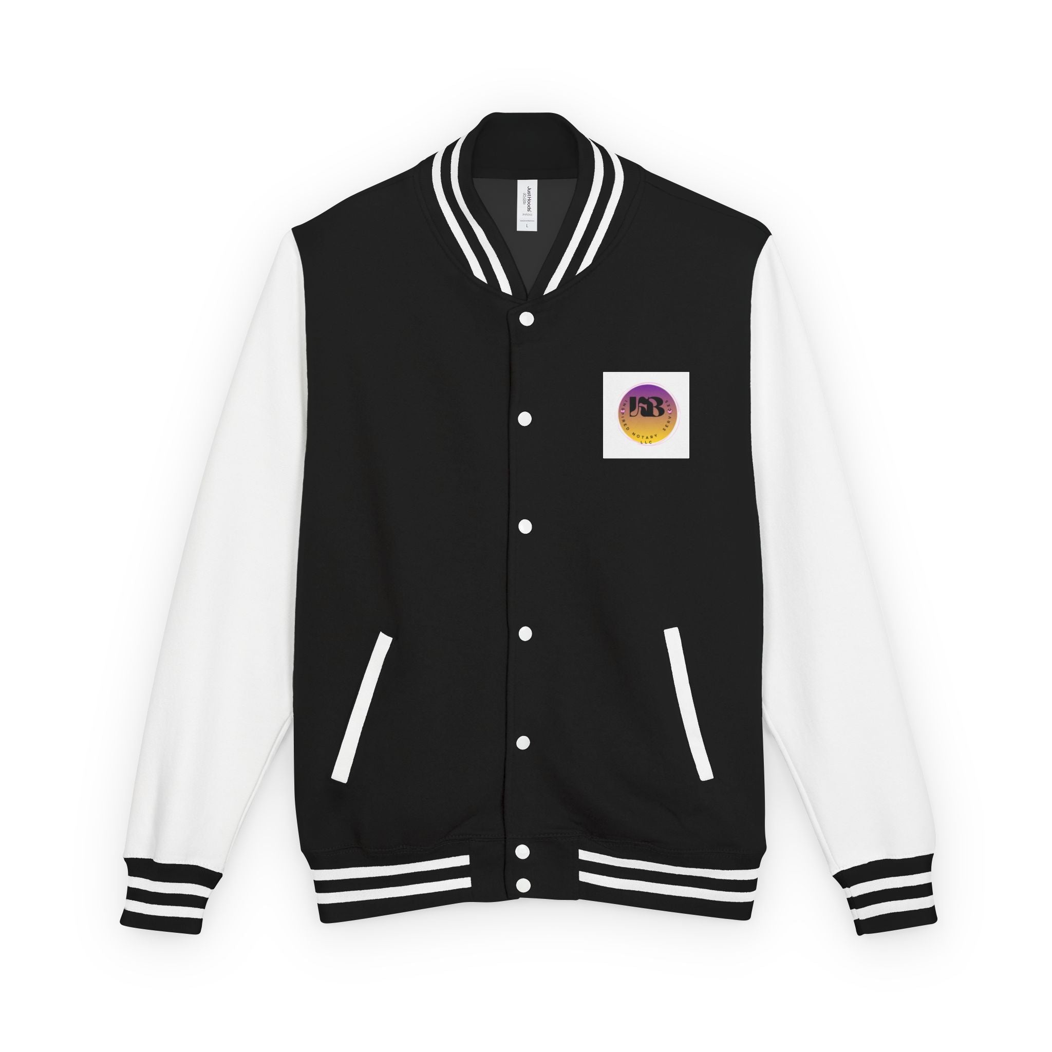 Purple Smiley Face Patch Letterman Jacket | Retro Emoji Varsity Jacket