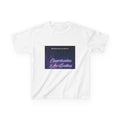 Opportunities Are Endless Kids Tee | Motivational Retro Script, Galaxy Background