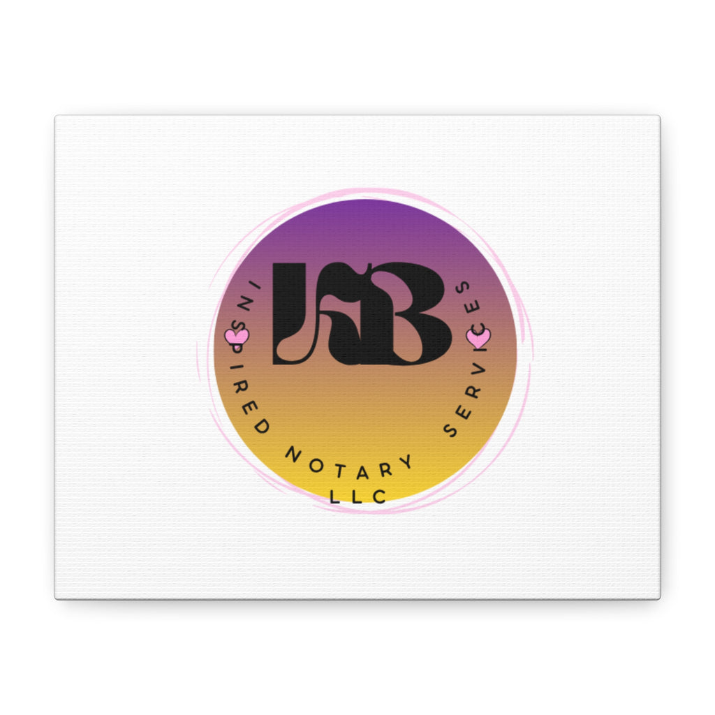 JRB Gradient Circle Logo Canvas